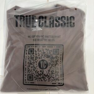 True Classic Brown T-Shirt Size L
